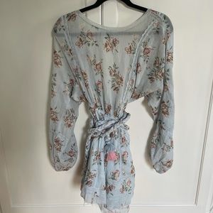 Love Shack Fancy Floral Dress Size Small
